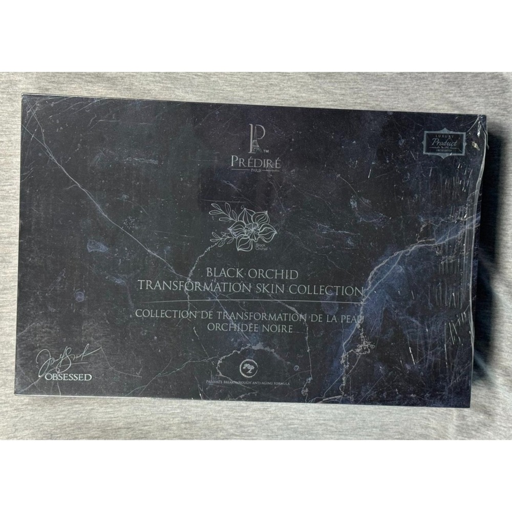 Prédiré Paris Black Orchid Transformation Skin Collection Luxury Skincare SetNew